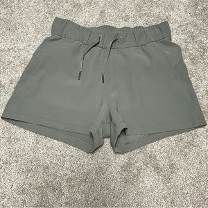 Green soft Lululemon short lace up